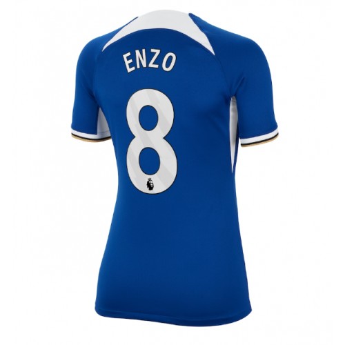 Ženski Nogometni dresi Chelsea Enzo Fernandez #8 Domači 2023-24 Kratek Rokav